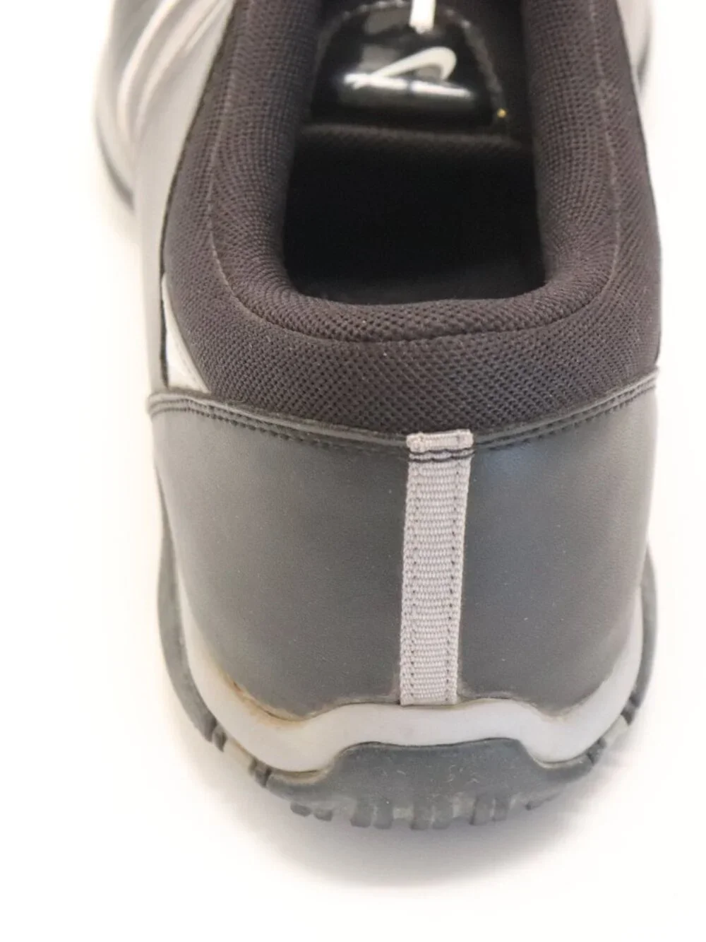 Nike Men's Golf Shoes Lace Up Black Grey Size 10 TAC Soles